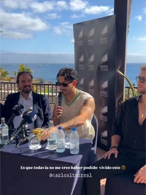 Carlos durante la conferencia de prensa en Lanzarote 🇪🇸#carlostorres #charlyflow #lanzarote #espana #lareinadelflow3 #lareinadelflow2 #foryoupage 