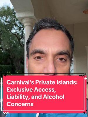 We discuss Carnival Cruise Line's private islands, such as Half Moon Cay and Amber Cove, where their passengers have exclusive access. However, if a passenger is injured on these islands, Carnival's terms and conditions still apply, and any legal action must be taken in the Southern District Federal Court in Miami, not the Bahamas. Interestingly, Carnival's drink package, called 'Cheers', cannot be used on their private islands, which may lead to over-consumption of alcohol by passengers. This raises concerns about Carnival's responsibility for passenger safety. The speaker, a lawyer who sues cruise lines, suggests that other cruise lines that have private islands allow their passengers to use their drink packages, which is a better approach to managing alcohol consumption. #CarnivalCruises #PrivateIslands #HalfMoonCay #AmberCove #CelebrationCay #CruiseLineResponsibility #PassengerSafety #AlcoholConsumption #CruiseInjuries #LegalAction #cruise #cruiselawyer