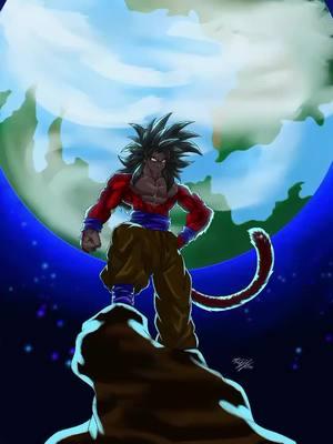 My favorite form #goku #ssj4 #kakarot #art #digitalart 