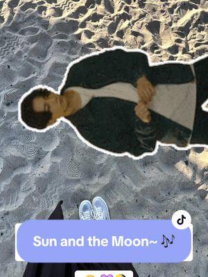 So this is what JungGook meant by sun and the moon 🌞 💜🌖 @BTS @AbjkMRstY #bts #jungkook #StandingNextToYou #btslyrics 