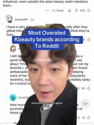 Most overhyped korean skincare according to reddit. . . #greenscreen #reddit #kbeauty #deinfluencing #koreanskincare #skintok #skincarereview #acneproneskincare #skincareproducts 