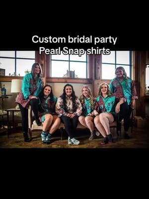 Where are all my brides to be?? Let me customize, pearl snap shirts for you and your bridal party. Message me for details. #pearlsnapshirt #foryou #bridalshower #bridalparty #bridaltok #bridalpartygiftbags #bridalpartyclothes #bridalpartyclothing #foryoupage #foryoupageofficiall #smallbusinessowner #westernfashion #westernwear 