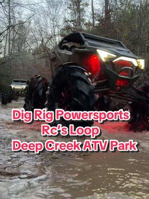 @DigRigPowersports New Year’s Ride at Deep Creek ATV Park. Hitting holes in RC’s Loop #digrigpowersports #offroad #mudding #sxs #rzr #mudlife #outdooradventures #bigboytoys 