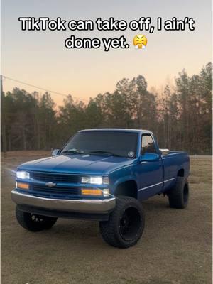 Y’all check that bio and stick around. Hitting that follow on everyone I recognize.  #fyp #obstrucks #liftedOBS #trucktok🔥 #custom #liftedchevy #obstok #Chevy ##chevynation 