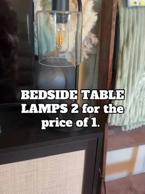 2 lamps for the price of one! #lamp #tablelamp #bedsidetable #bedsidetablelamp #desklamp #officelamp #readinglamp #ttsdelightnow #giftguide #ttslevelup 