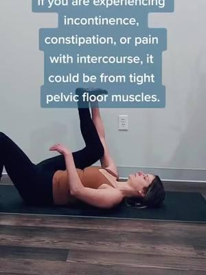 PSA: I always recommend seeing a PT who specializes in pelvic health if you suspect issues for proper diagnosis. #pelvicfloorexercises #pelvicfloordysfunction 