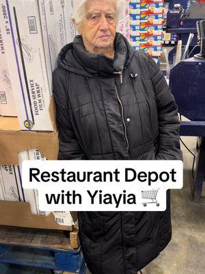 Another day another Restaurant Depot run with yiayia😂🛒  . . #greek #greekyiayia #grandma #yiayia #stronggrandma #comedy #foryou #funny #granddaughters #restaurantdepot #shopping #carride