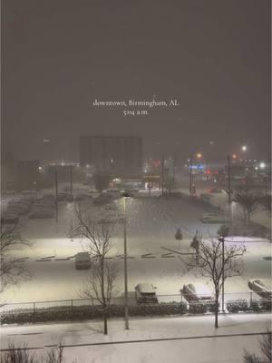 I’m a Labor and Delivery nurse, and I went in to stay at the hospital in preparation for the winter weather coming in. We were all watching like crazy, starting at midnight, and we weren’t seeing a thing. I really just figured our weather event was a bust. Shortly after, I ended up getting a patient. In the thick of helping a mama labor and bringing a sweet babe into world, I forgot all about checking out the window. This is what I saw once we were all done and transferred and I remembered. I’m a few days later posting, but I wanted to share how incredibly beautiful a night it ended up being. #alabama #birmingham #birminghamalabama #snow #winter #jamesspann #nurse #nursesoftiktok @James Spann 