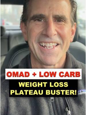 OMAD + Low Carb …to breakthrough a weight loss plateau! #weightlossover50 #intermittentfasting #omad #lowcarb #loseweight #weightlosscoach 