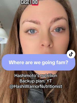 Where we going fam?? #hashimotosweightloss #hashimotosdiet #hashimotosdietitian #hashimotosthyroiditis #insulinresistance #hypothyroidism #hashiwarrior 