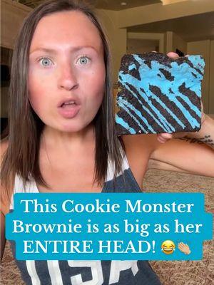 Say hello to potentially the BIGGEST brownie we have ever made…The Cookie Monster! 🤩🍪👌🏼 @morgan #buckeyebrownies #brownies #blondies #delicious #gourmet #happiness #fanfavorite #sweet #dessert #desserttiktok #desserts #food #Foodie #indulge 