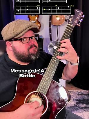 Message In A Bottle Guitar Tutorial! #guitar #guitarra #guitare #music #musica #guitarlesson #guitartok #guitarsolo #guitarteacher #acousticguitar #guitartutorial #chevansmusic #TikTokTaughtMe #LearnOnTikTok #learnwithtiktok #musicteacher #guitarteacher  #guitarist #guitaristsoftiktok #beginner 