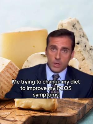 Can you relate? 😅🙈 #pcosstruggles #pcosmemes #pcosawareness #pcossupport #pcosdiet #managingpcos Struggling with PCOS. PCOS dairy free. PCOS and dairy.