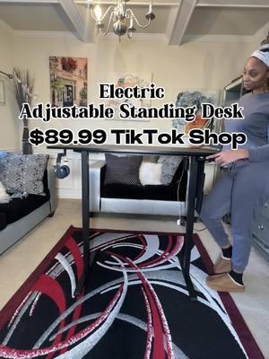 And it comes with a storage bag and headphone mount.  #standupdesk #homeoffice #officedesk #desk #homeofficedesk #desksetup #spotlightfinds #tiktokfinds #tiktokpartner #giftguide #workfromhome 