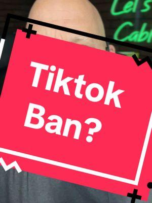 What are your thoughts on the TikTok banned? Put your answer below. Are you considering going to be another platform? If so, which platform?  #cbrcdd #rcdd #wiremonkey #BICSI #cat5e #cat6 #cat6a #cat8 