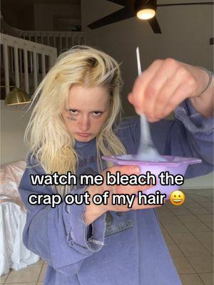 yes i will tone it pls dont crucify me. ##hairtok##bleachandtone💇🏼‍♀️