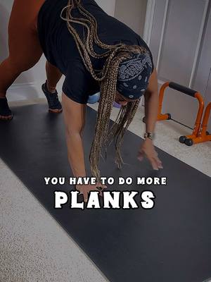 Because we need it not because it’s fun. Planks. #Yumichictraining #Planks #Fitness #50s #PersonalTrainer 