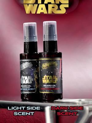 You’ll rule the galaxy with these collectible Star Wars™️  inspired beard oils. Tame and nourish your whiskers with argan oil and other hydrating ingredients to make your beard comply with your every command. Choose between our Light Side and Dark Side scents.  Available in-store and online!  #suavecito #pomade #starwars #lightside #darkside #mensgrooming #beard ##oils #fyp 