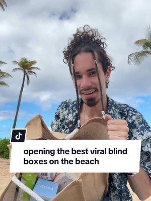 this is the most lucky I’ve ever been #opening #blind #box #unboxing #haul #beach #grateful #viral 