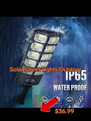 Only $36.99 @WERCHTAY-US Solar Street Lights for Outdoor use #Waterproof #ParkingLot #Light #DusktoDawn #1000000LM #WideAngle #Solar #OutdoorLights #MotionSensor #SolarPowered #SecurityLight #Yard #Garden #duckpen #chickenpen  #TikTokShop #shop #shoptiktok #awsome #awsomeproduct #tiktokproduct #buynow #buy #buynow #buyit #tryit #foryoupage #fup #viral #viralvideo #tiktokshopvideo #tiktokshopcustomers #tiktokviral #PerfectGift #greatgift #buynow #buyit  Sold by WERCHTAY