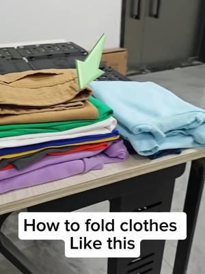 If you have trouble folding clothes, this folder board will help you more🥰#foldingclothes #pant #organize #homehacks #fyp #foldinglaundry #messy #useful 