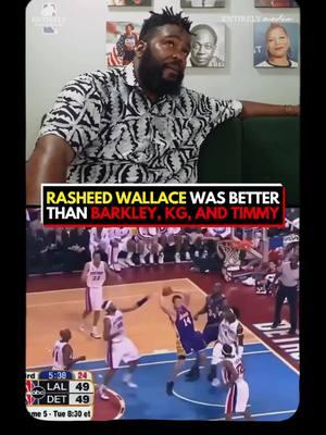 Rasheed Wallace was Better than Tim Duncan and Charles Barkley 😳 #NBA #rasheedwallace #charlesbarkley #timduncan #nbabasketball #nbahighlights #nbaedits #fyp 