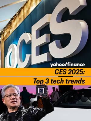 "Artificial intelligence absolutely dominated CES 2025," Yahoo Finance's Dan Howley said. Here's a quick recap of the top tech trends at CES. #yahoofinance #yahoofinancelive #ces #ces2025 #2025ces #lg #samsung #ai #artificalintelligence #smartglasses #lawnmower #robot #nvidia #jensenhuang #chips #techtok #amd #honda #toyota #robotaxi #autonomousvehicle