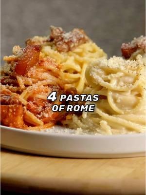 The 4 Pastas of Rome Got Guanciale? 🍝 These 4 dishes are a perfect example of how adding or swapping just ONE ingredient can completely change a dish. With that in mind, while it’s ok to swap bacon or pancetta for the more traditional guanciale, just know that you are tasting a different dish. Still tasty, just different.  To help more people get access to these harder to find ingredients, I actually reached out to the Italian shop where I’ve been buying my smoked guanciale for several years now @donato_online_store They are a small business located in Northern California, and they are truly passionate about sharing Italian food and culture with others. They were so excited to help that they are including a free gift for all orders that use the code TRIGGTUBE at checkout. So if you want to give these dishes a try for yourself and taste them just like they are made in Rome, please go to @donato_online_store and use the code TRIGGTUBE for a free gift with every order.  Oh yeah… and follow me for the recipes and tips which I’ll be posting as part of an upcoming series. 60 seconds just wasn't enough for 4 recipes. Believe me, I tried. Haha.  #i#italianfoodc#carbonarac#cacioepepea#amatricianac#cucinaitalianagricia