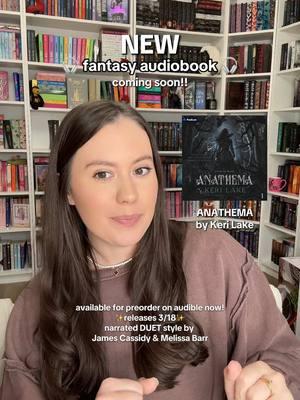 NEW fantasy audiobook coming to your earbuds soon! Anathema by Keri Lake is being released by @Podium Entertainment on 3/18 and is available for preorder now 🖤🎧 #PodiumEntertainmentPartner #ad #KeriLake #Anathema #audiobooks #bookrecs #fantasyreader #fantasybooks #fantasybookrecs #audiobookrecs 