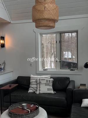 Morning coffee at my fav place  @Nespresso  #cabinlife #northernmichigan #scandiavianstyle #scandidecor #interiordesign #cabindecor #upnorthmichigan #wintercabin #cozyinterior #scandiaesthetic 