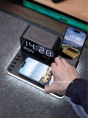 Acer 7 in 1 Wireless Charging Station, This can charge so many things at once yay free of cords and cords! Order now! I don't know when it will sell out! #acer #blackfridayshopping #tiktokshopcybermonday #phonecharger #phonecharging #wirelesscharger #spotlightfinds  #TikTokShopNewArrivals #falldealsforyou 