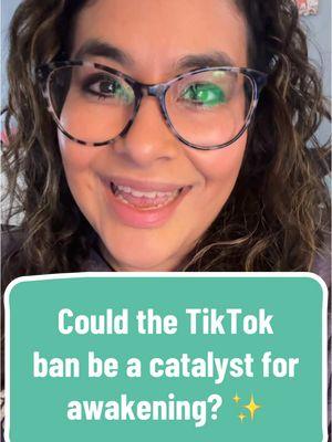 Could the TikTok ban spur more mass awakenings? #theuncensoredsoul #revolution #tiktokban #spiritualawakening 