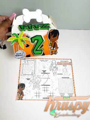 Flintstones Themed Party Favors 🪨🌴 3D Boxes  🪨🌴 Activity Placemats #kriispypartyfavors #kriispykoordinating #Flintstones #Flintstonesthemed #Flintstonesparty #Flintstonespartyfavors #Flintstonesthemeparty #Flintstonestheme #birthdaypartyideas #boyparty #2ndbirthday #itsabirthdayparty #Flintstonespartydecor #custompartyfavors  #partyboxes #treatboxes #DIY #craft #Flintstonespartyboxes #Flintstonestreatboxes #Flintstonesactivityplacemat