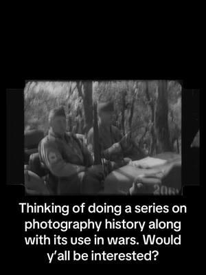 I would cover the beginning of photography up and then it’s use in wars, from the first time it was used to how photography is used in modern times and modern conflicts. Is this something y’all would find interesting?  #poll #photography #militaryphotography #militaryhistory #photographyhistory #combatphotographer #WWII #wwi #Vietnam #civilwar #modernphotograpy #filmphotography #wetplatephotography 