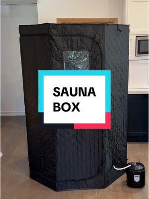 Would u get this? 💪🏽💨 #justicebuys #sauna #health #fitness #saunabox #Home #wellness #huberman #goggins 