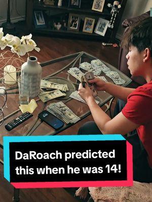 DaRoach predicted this when he was 14 #DaRoach #daroachwins #daroachqb #thebag 