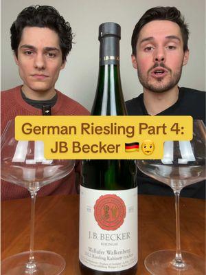 We’re continuing our German Riesling series with a winemaker who was once considered an outcast in the region. Hans-Joseph Becker, know as HaJo by many, runs his family estate JB Becker in the Rheingau region of Germany. He is a 3rd generation winemaker who took over in 1971  When HaJo took over, he decided to start making Trocken (Dry) Rieslings, against the grain of the traditional Kabinett (Sweet) Rieslings the region was known for. While at the time it was seen as controversial, his foresight paid off because now he’s seen as a trailblazer in the region. This is one of many of his Trocken Rieslings, so let’s see what we think 🤔🇩🇪🥂#winetok #wine #naturalwine #naturalwinetok #riesling #germany  