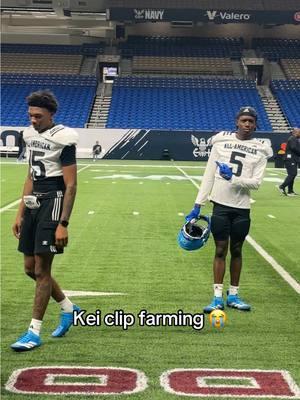 Kaliq’s face says it all 😭 @Keisean “Kei” Henderson 🦦  #keiseanhenderson #kaliqlockett #football #d1 #clipfarming 