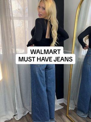 Walmart jeans haul + try on! 👖✨ #walmartfashion #walmarthaul #jeanshaul #walmartjeans #walmartstyle #walmartfinds 