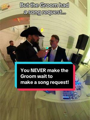 The groom had a song request mid transition…🔥 #weddingdj #weddingtiktok #texasdj #dallasdj #songrequest 