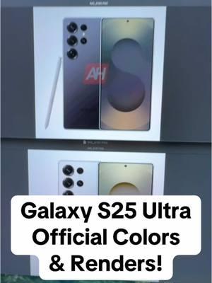 Galaxy S25 Ultra Official Colors & Renders! #galaxys25 #s25ultra #galaxys25ultra #samsung #samsunggalaxy #viraltiktok #fypage #viralvideo #techtok 