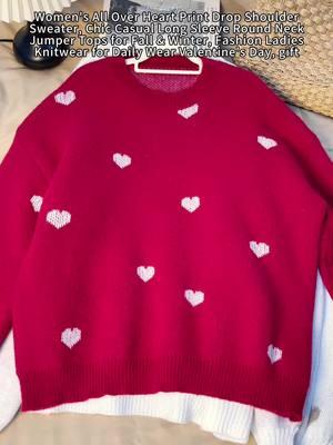 #HeartPrintSweater #CasualSweater #RoundNeckJumper #ChicSweaterLook #FallWinterFashion #WomensKnitwear #ValentinesDayGift #DailyWearStyle #CozyAndStylish #SweaterWeather #EffortlessFashion #WarmAndTrendy #LovePrintTop #WomenswearTrends #FallFreshness #WinterWardrobe #EverydayComfort #TrendyCasualLook #TikTokShopNewYearNewAura #spotlightfinds #spotlightfashion #fyp  #dealsfordays #giftfromtiktokshop #TikTokShop #halaratiktokshop #fashiontiktok #spotlightfinds #spotlightfashion #luminous #ttshop #fashionfinds #OOTD #soft #quality #girls #feelinggirl #fypage #fypシ゚viral #fyppppppppppppppppppppppp #foryou #foryoupage #forya #tryon #tryonhaul #tiktokshopblackfriday #tiktokshopcybermonday #spotlightfinds #outfit #womenfashion 