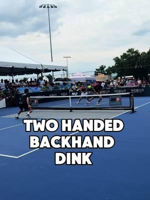 World Top #5 player, James Ignatowich, demonstrates the ONE dink shot that requires an active wrist! Most dinking is done with a locked wrist, but for the two handed backhand dink your wrist should move from left to right (right handed players) and from right to left (left handed players) 👍 . . . . . #pickleballaddict #pickleballislife #pickleballtips #pickleballcoach #coaching #pickleballtips #tips #pickleballcoaching #thepickleballclinic #dink #backhand #twoey #wrist #dinking 