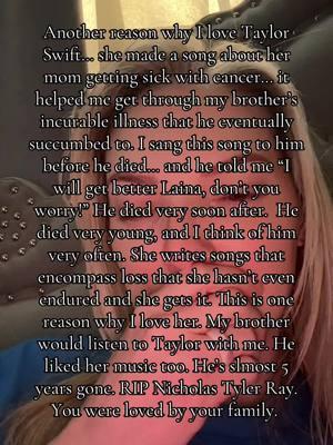 No words. RIP Nicholas Tyler Ray #fyp #rip #restinpeace #siblingloss #siblinglossgrief #siblinglossawareness #taylorswifttok #talyorswift 