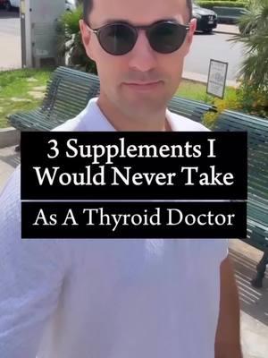 3 Supplements I Would Never Take As A Thyroid Doctor! #hashimoto #autoimmunedisease #hashimotosdisease #hashimotos #thyroidhealing #thyroidproblems #thyroid