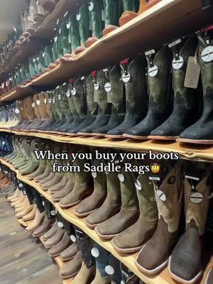 We don’t make the rules, we just sell the boots🤠 #saddlerags #western #westernstore #westernfashion #westernwear #morecowboythanyou #stephenville #cowboycapitaloftheworld #texas 