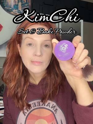 Buy some kimchi now: set & bake for the day #danabaileybaby #kimch #kimchichicbeauty #setandbakepowder #settingpowder #makeup #cosmetics 