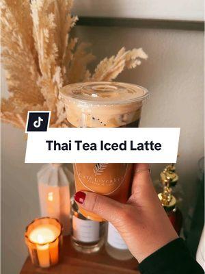 Thai Tea Latte✨ Thai Tea (Wang Derm - @Amazon ) Double Espresso Dolce @Nespresso  Vanilla Syrup @Torani  Recipe Thai Tea Milk 2 cups milk 2-3 bags Thai tea  Thai Tea Latte 2 shots espresso 1 oz vanilla syrup Ice 1 cup Thai tea milk  Cold foam 3 tbsp heavy cream 2 tbsp Thai tea milk  1 tbsp vanilla syrup #thaiteaicedlatte #thaitealatte #thaitea #thaiteacoffee #latte #icedlatte #coffeerecipe #fyp #viral #coffeeathome #Recipe #cafelivcakes #livcakes #iced #icedcoffee #coffeebar #teatok #aesthetic #coffeetok #espresso #coldfoam 