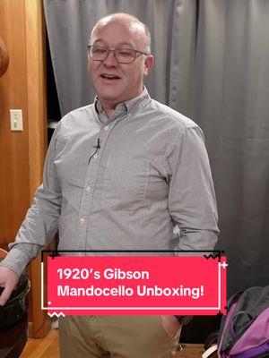 1920’s Gibson Mandocello Unboxing! #mandolinemonday #mandolineunboxing #theacousticshoppe #mandoline #gibsonmandoline 