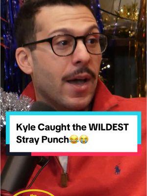 Kyle Caught the WILDEST Stray Punch😂😭 #lamornemorris #funnystory #fighting 